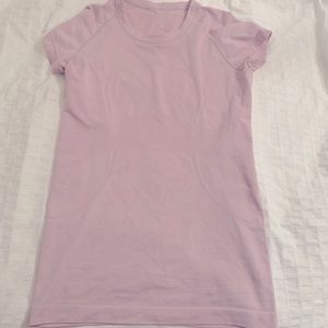 Purple Lululemon swiftly tech tee size 6